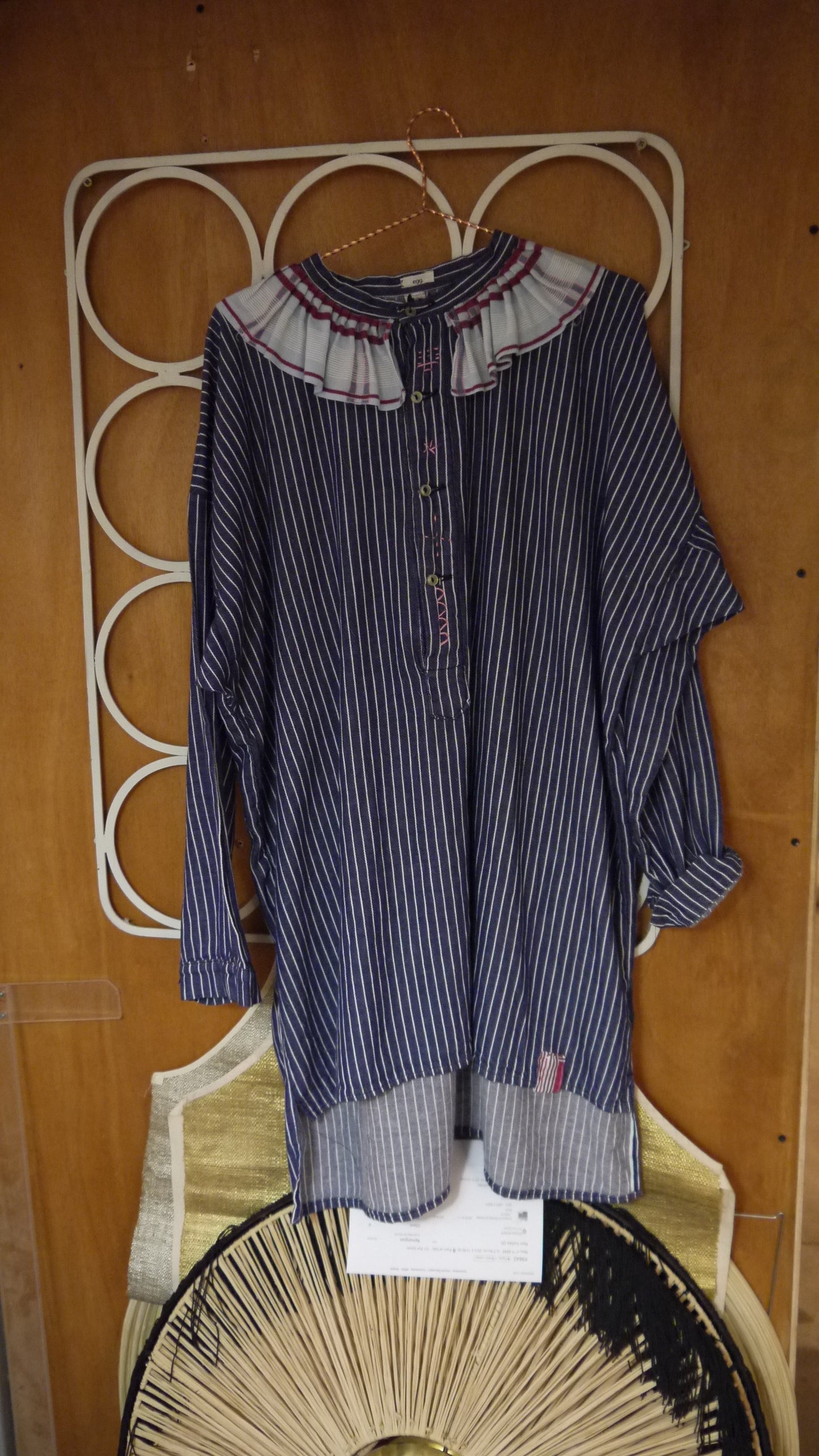 Tunique vintage rayée