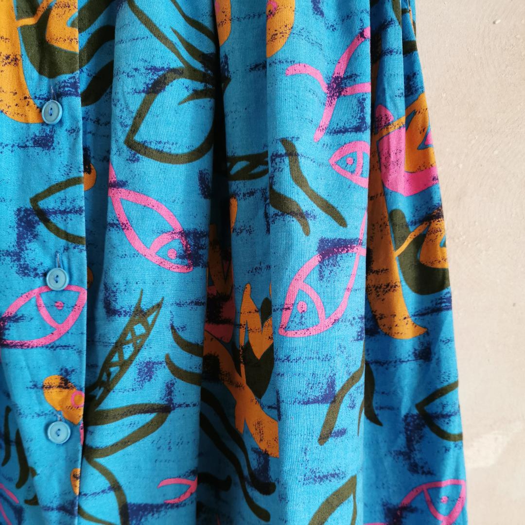 Jupe vintage imprimée