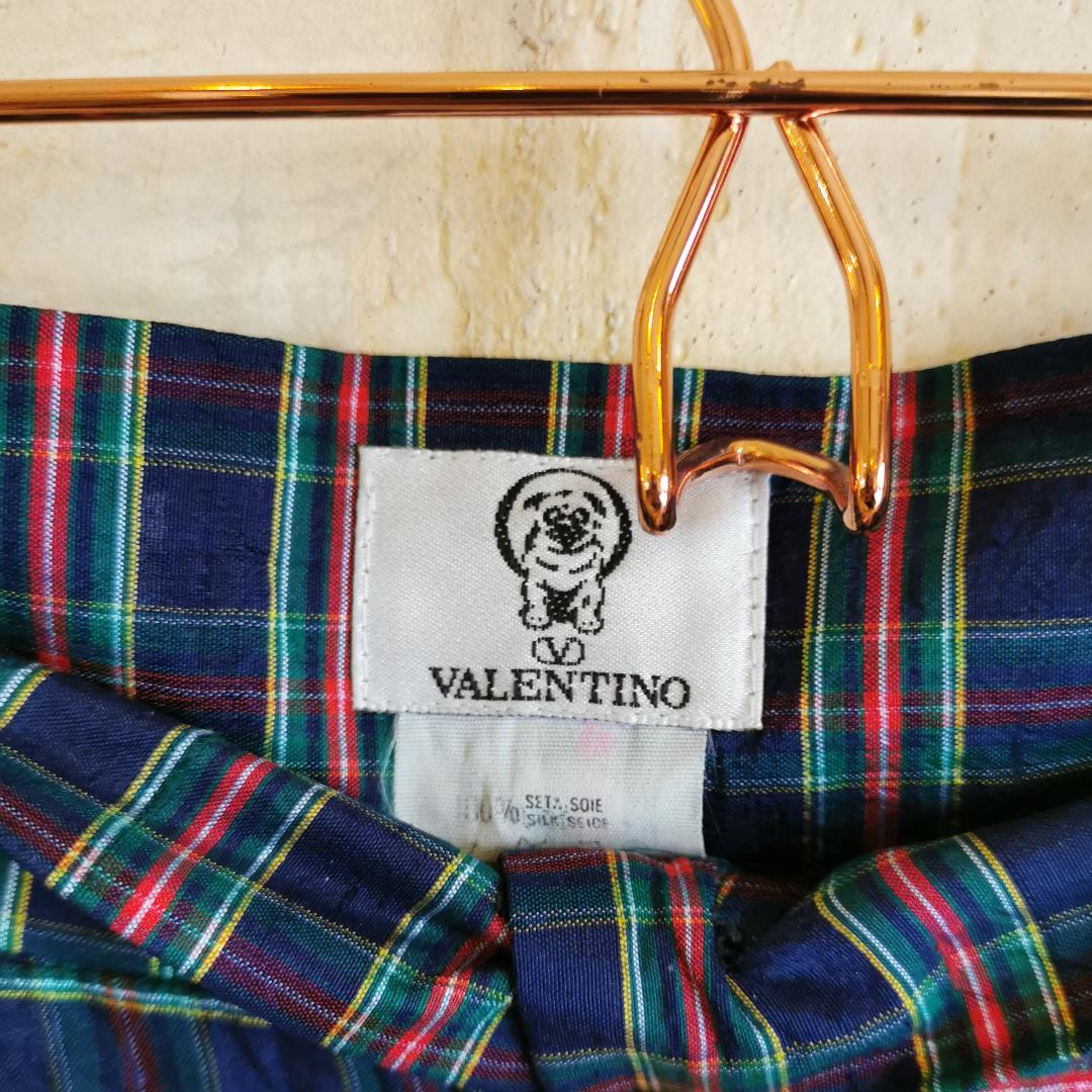 Pantalon vintage écossais Valentino